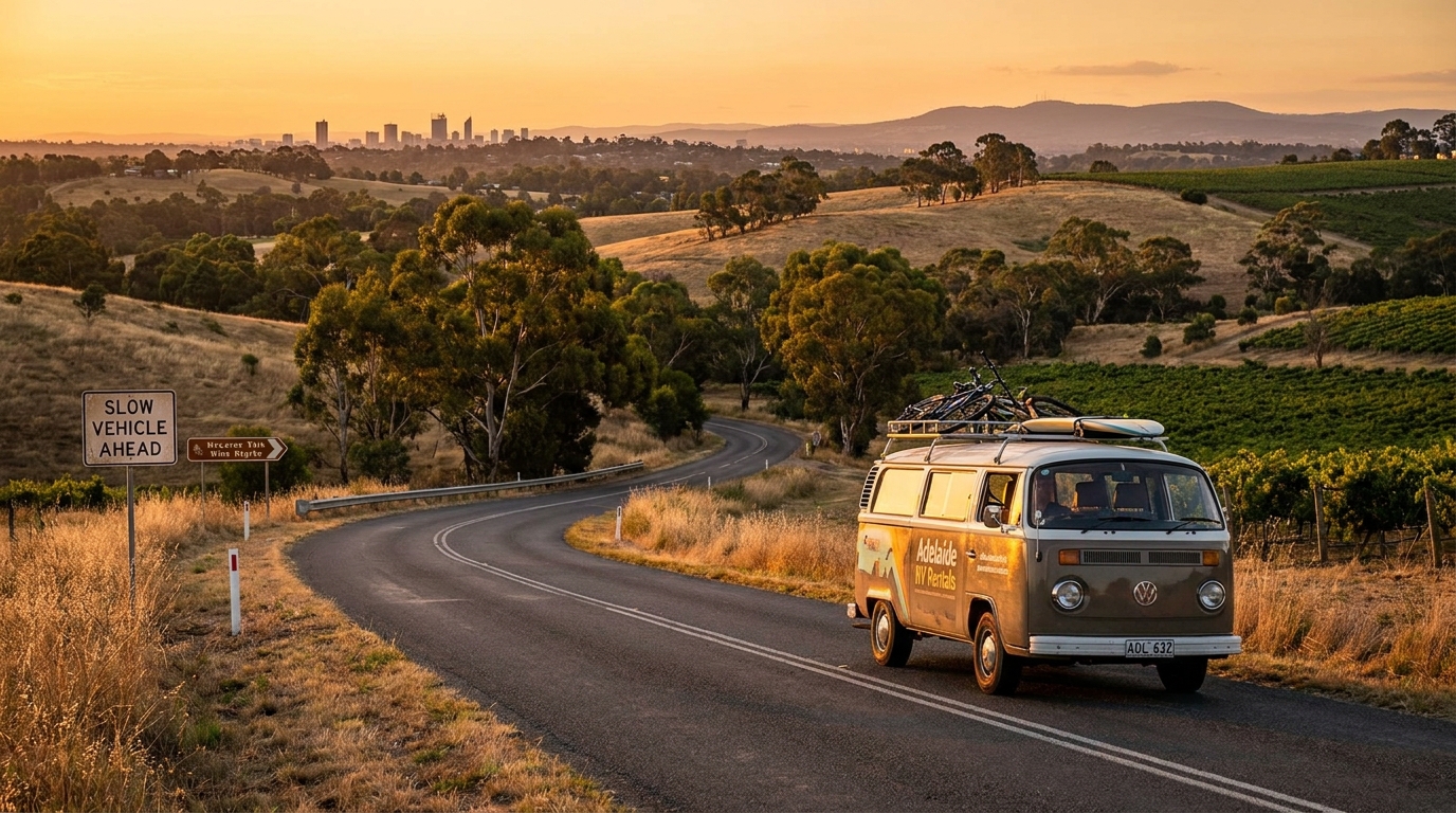 Map for Budget RV Driving in Adelaide - Save on Fuel 2026